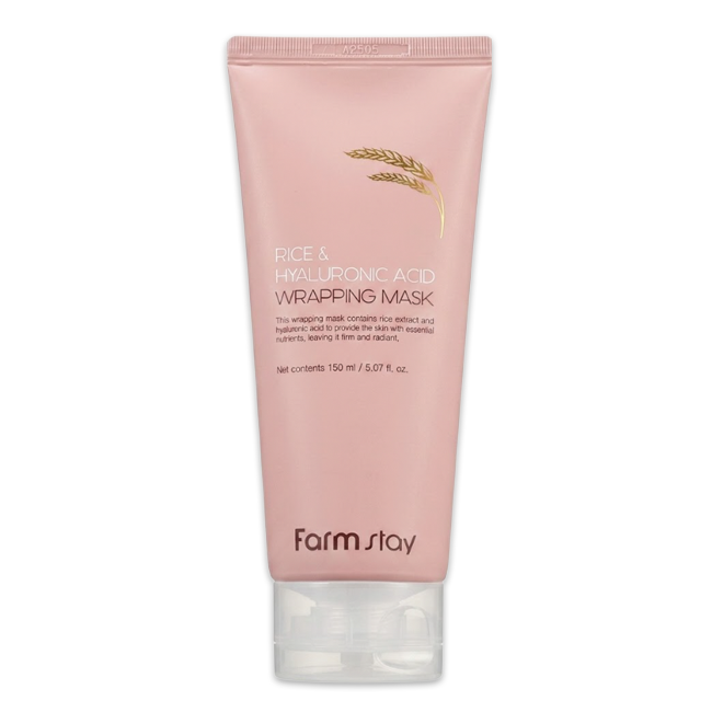 Farm stay Rice & Hyaluronic Acid Wrapping Mask 150ml  (3 Options)