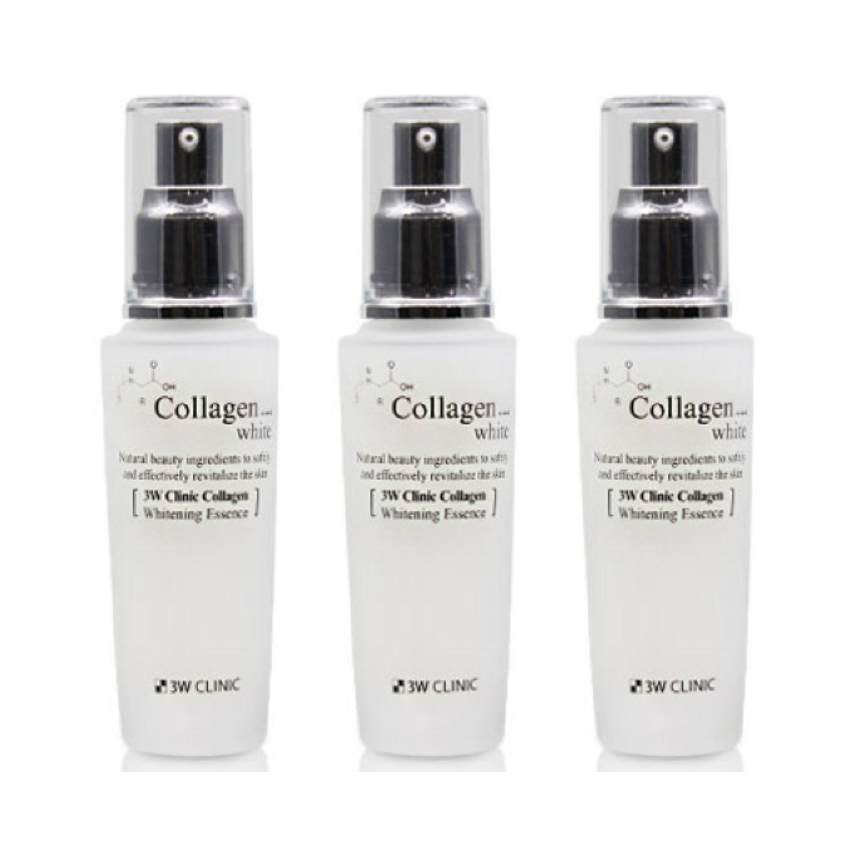 3W CLINIC Collagen Whitening Essence 50ml  (3 Options)