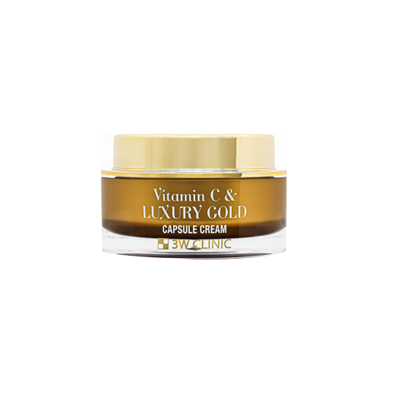 3W CLINIC Vitamin C & Luxury Gold Capsule Serum 55g , Capsule Cream 55g (7 Options)