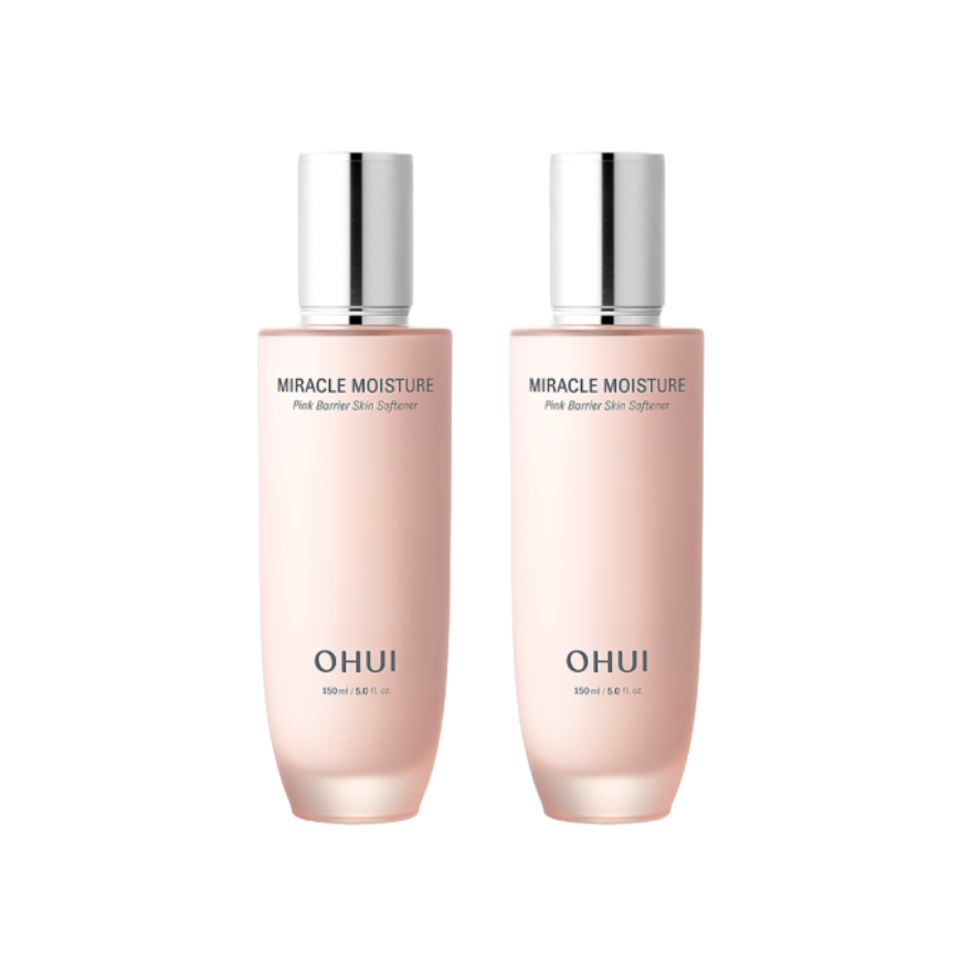 Ohui  Miracle Moisture Pink Barrier Skin Softener 150ml / Emulsion 130ml (7 Options)