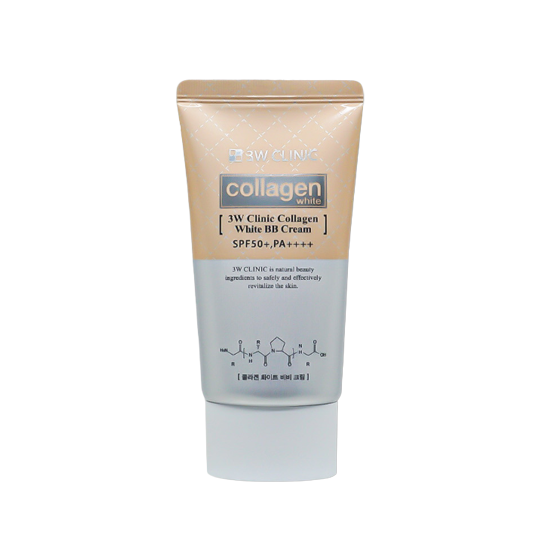 3W CLINIC Collagen White BB Cream SPF50+ PA++++ 60g (3 Options)
