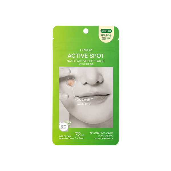 FRANZ Naked Spot Acne Patch 72ea 3 Type - Early / Active / Dark (10 Options)