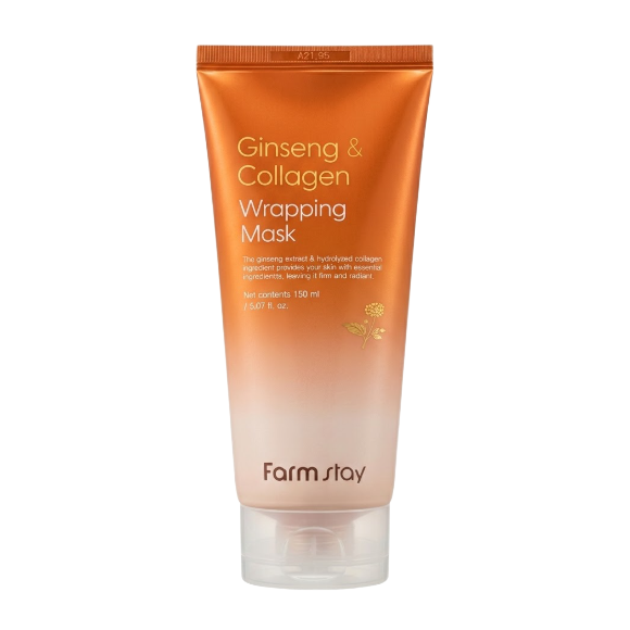 Farm stay Ginseng & Collagen Wrapping Mask 150ml (3 Options)