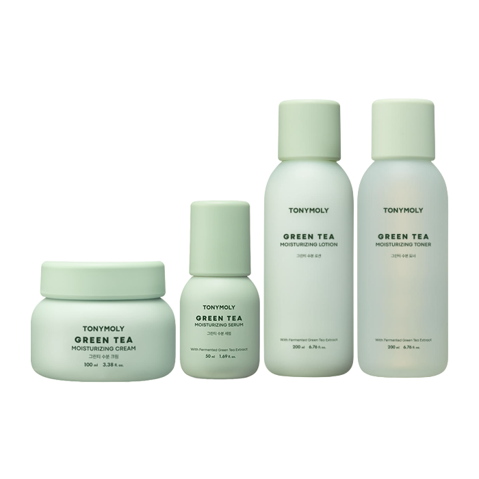TONYMOLY Green Tea Moisturizing Skincare Line (TONER, LOTION, SERUM, CREAM, MIST) (16 Options)