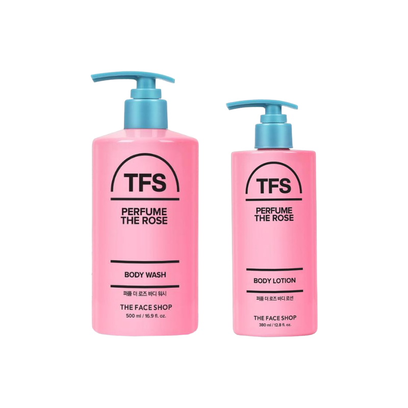 THE FACE SHOP Perfume The Rose Body Care Set (Body Wash / Body Lotion / Body Mist l / Body Scrub / Body Cream / Foot Cream) (22 Options)