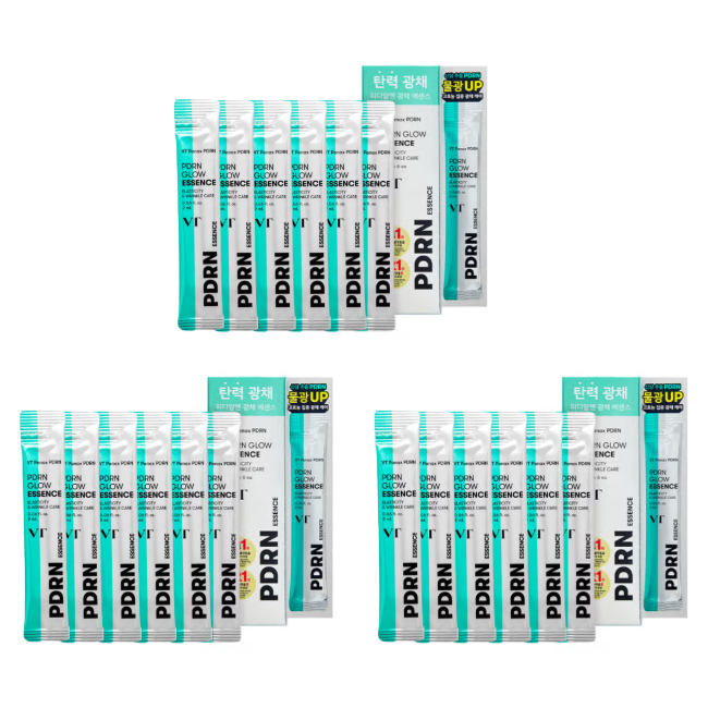 VT PDRN Radiance Toner 200 ml, Essence 2 ml × 6pcs, Sun Essence 50 ml, Glow Cream 50 ml (13 Options)