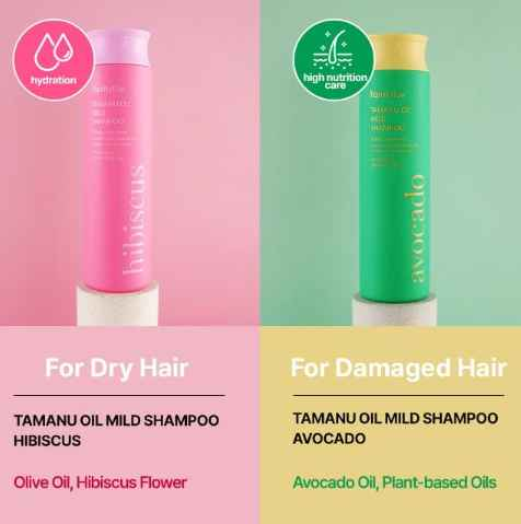 FarmStay Tamanu Oil Mild Shampoo – Avocado (300ml  10.14 fl.oz.) , Hibiscus (300ml  10.14 fl.oz.) (7 Options) - Ieumhub