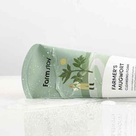 FarmStay Farmer’s Mugwort Cleansing Foam (180ml  6.08 fl.oz.) - Ieumhub