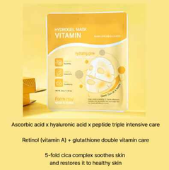 FarmStay Hydrogel Mask Sheet Duo Set 1box (4 sheets) 25g  0.88 oz per sheet - Ieumhub