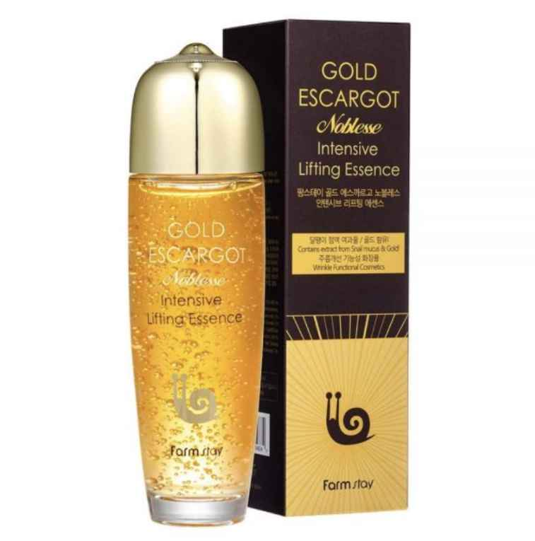 FARM STAY Gold Escargot Noblesse Intensive Lifting Essence 150ml - Ieumhub