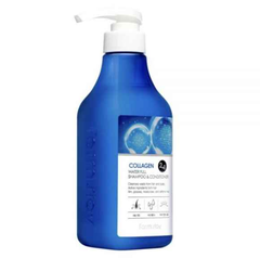 FARM STAY Collagen Water Full Shampoo & Conditioner 530ml - Ieumhub