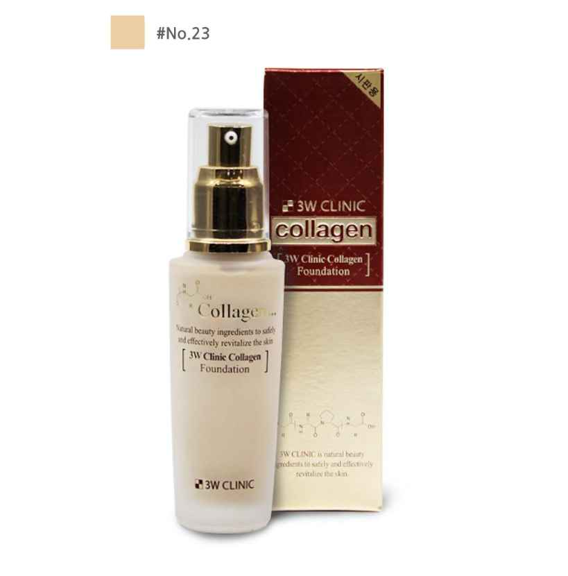 3W CLINIC Collagen Foundation 50ml  - Ieumhub