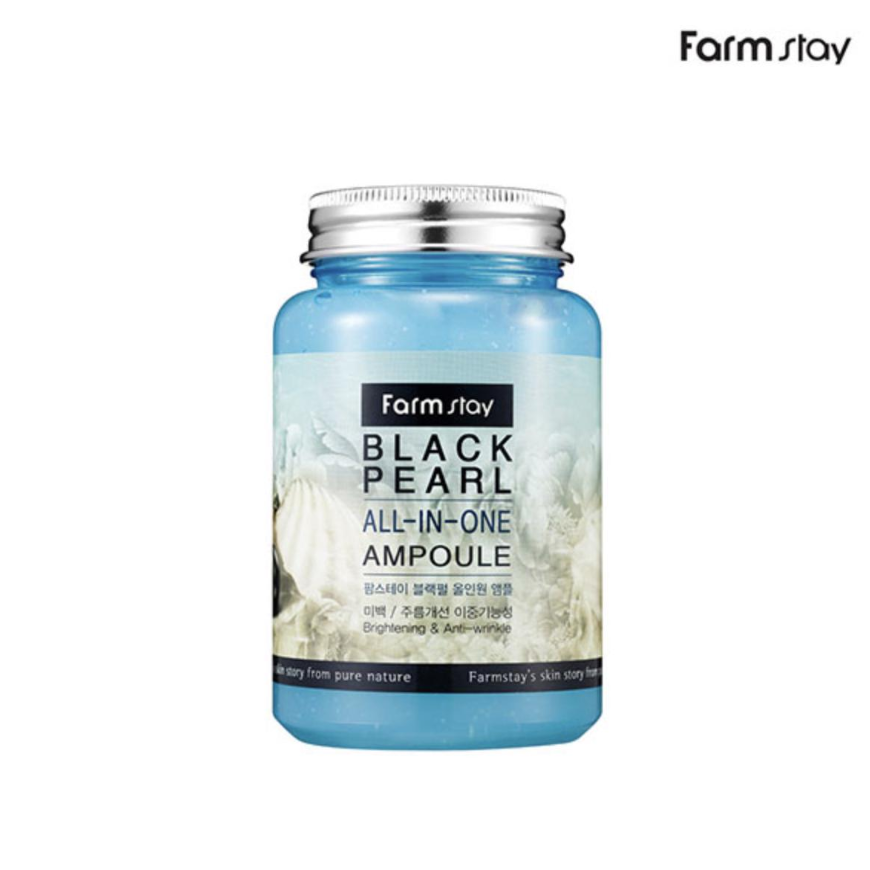 FARM STAY Black Pearl All In One Ampoule 250ml (3 Options)