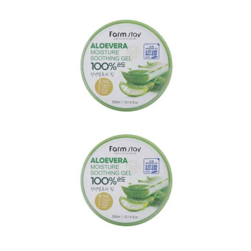 FARM STAY Moisture Soothing Gel Aloe Vera 300ml (3 Options)