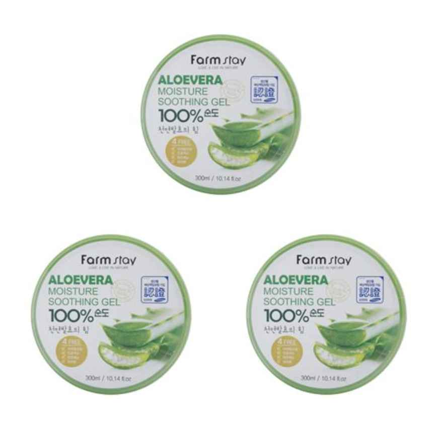 FARM STAY Moisture Soothing Gel Aloe Vera 300ml (3 Options)
