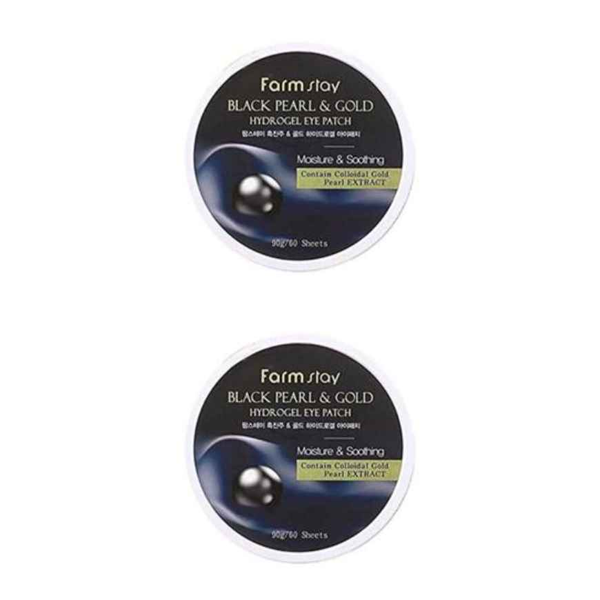 FARM STAY Black Pearl Gold Hydrogel Eye Patch 90g (3 Options)