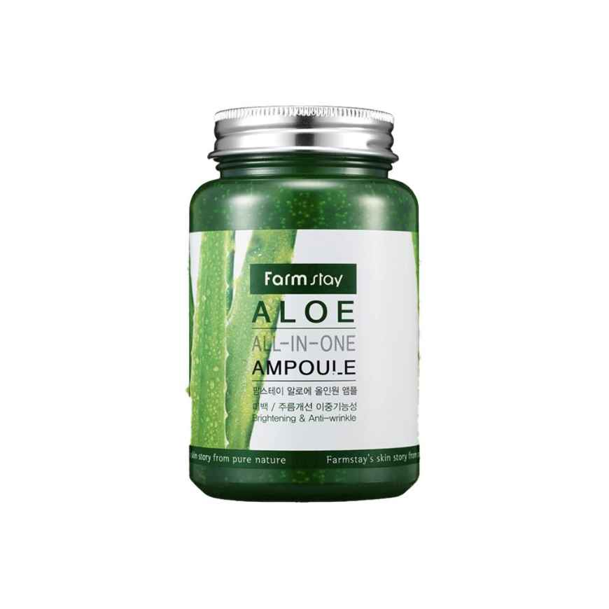 FARM STAY Aloe All In One Ampoule 250ml (3 Options)