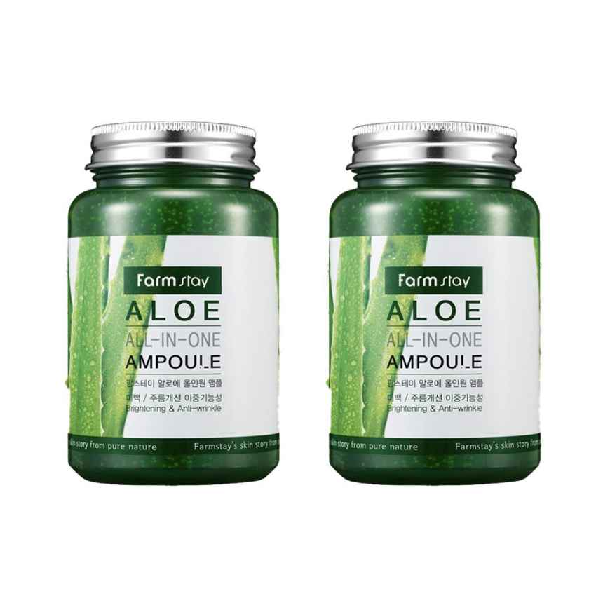 FARM STAY Aloe All In One Ampoule 250ml (3 Options)