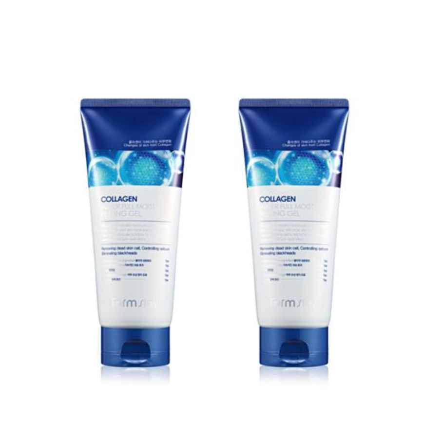 FARM STAY Collagen Water Full Moist Peeling Gel 180ml (3 Options)