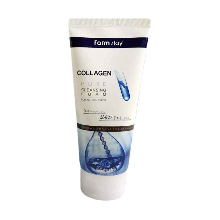FARM STAY Collagen Pure Cleansing Foam 180ml (3 Options)