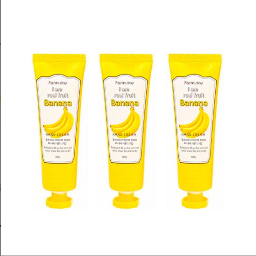 FARM STAY I am real fruit Banana Hand Cream 100ml (3 Options)