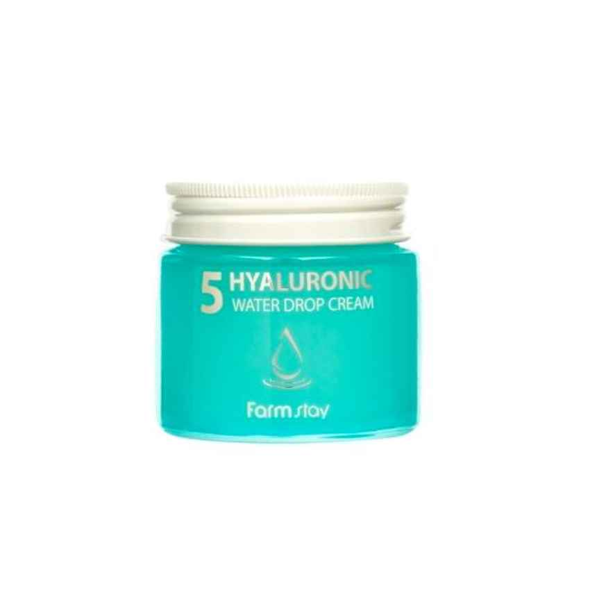 FARM STAY Hyaluronic 5 Water Drop Cream 80ml (3 Options)