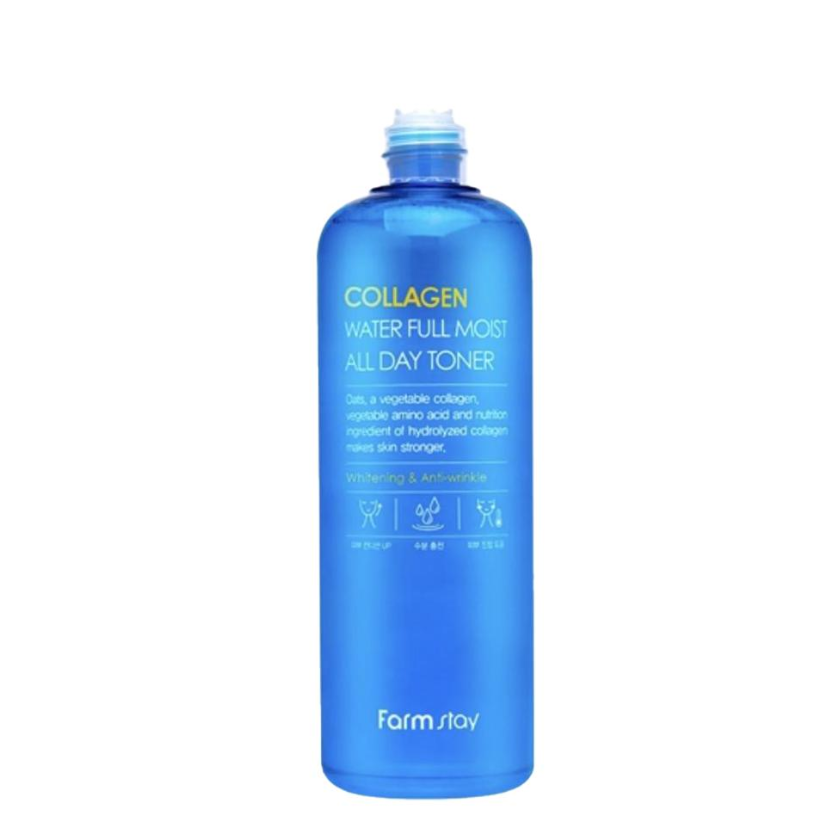FARM STAY Collagen Waterful Moist All Day Toner 500ml (3 Options)