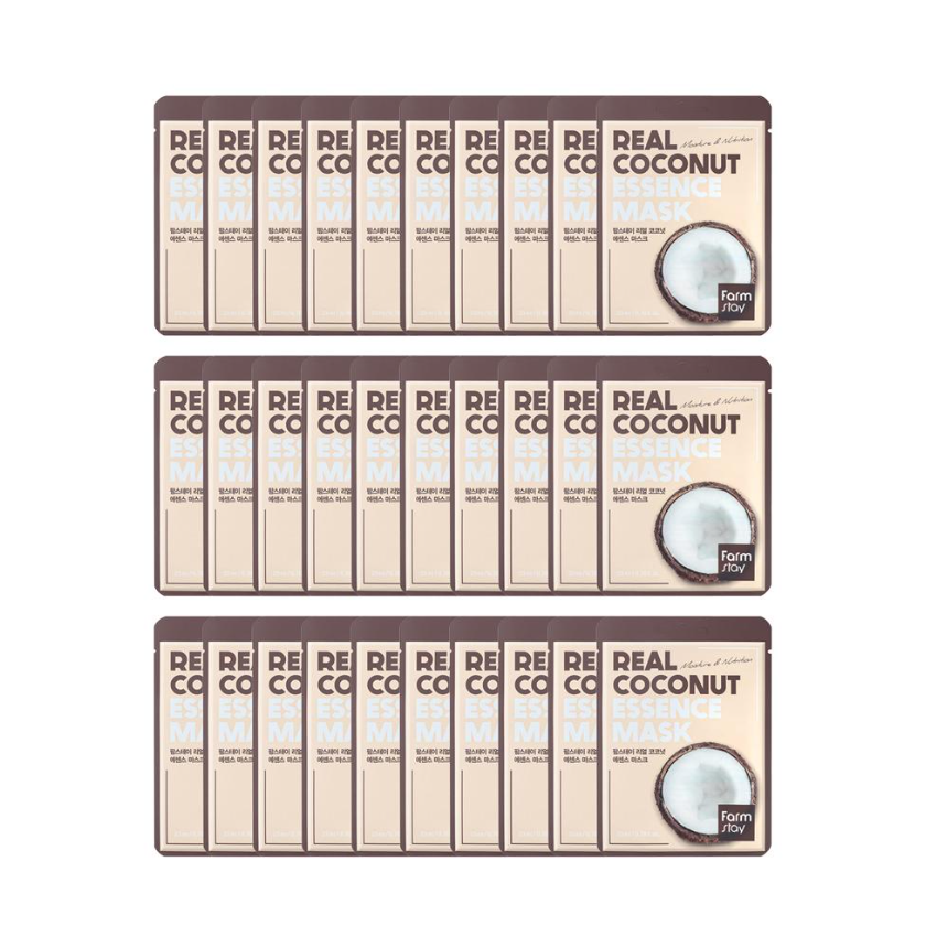 FARM STAY Real Coconut Essence Mask 23ml (3 Options)