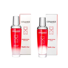 FARM STAY Ceramide Firming Facial Emulsion 130ml / Toner 130ml (3 Options)