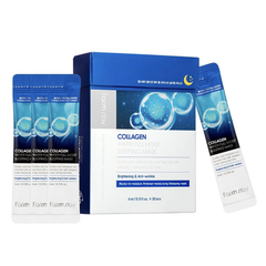 FARM STAY Collagen Water Full Moist Sleeping Mask 4mlX20PCS (3 Options)