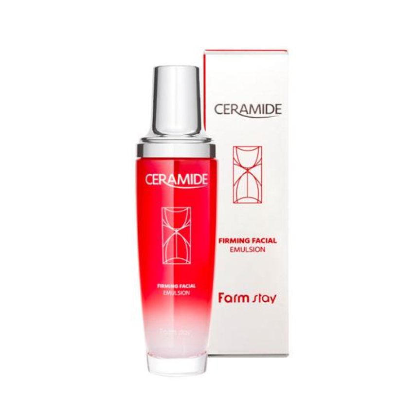 FARM STAY Ceramide Firming Facial Emulsion 130ml / Toner 130ml (3 Options)
