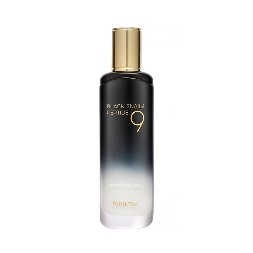 FARM STAY Black Snail & Peptide 9 Perfect Emulsion 120ml (3 Options)