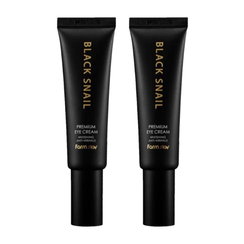 FARM STAY Black Snail Premium Eye Cream 50ml (3 Options)