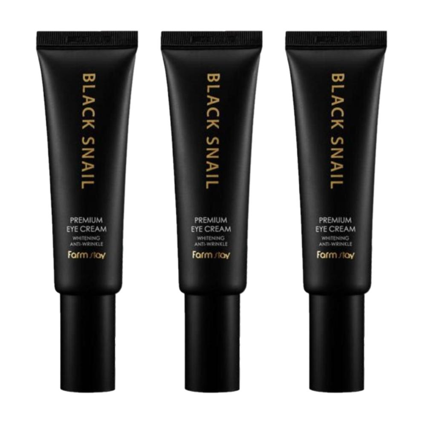 FARM STAY Black Snail Premium Eye Cream 50ml (3 Options)