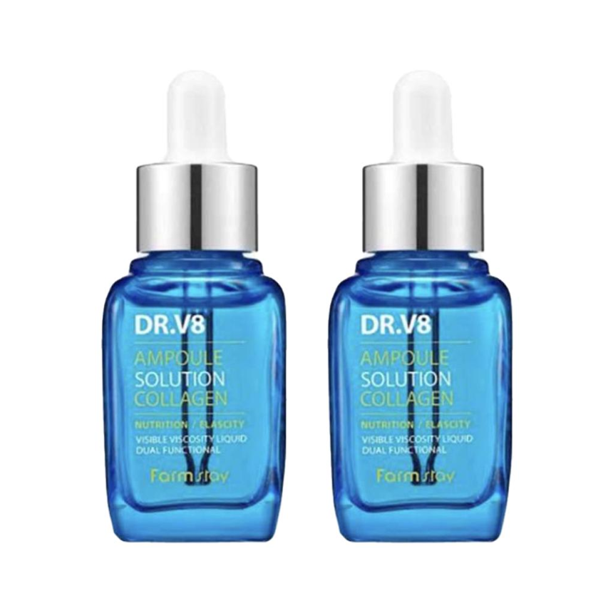 FARM STAY Dr. V8 Ampoule Solution Collagen 30ml (3 Options)