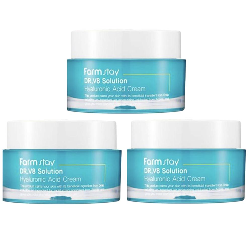 FARM STAY Dr. V8 Solution Hyaluronic Acid Cream 50ml (3 Options)