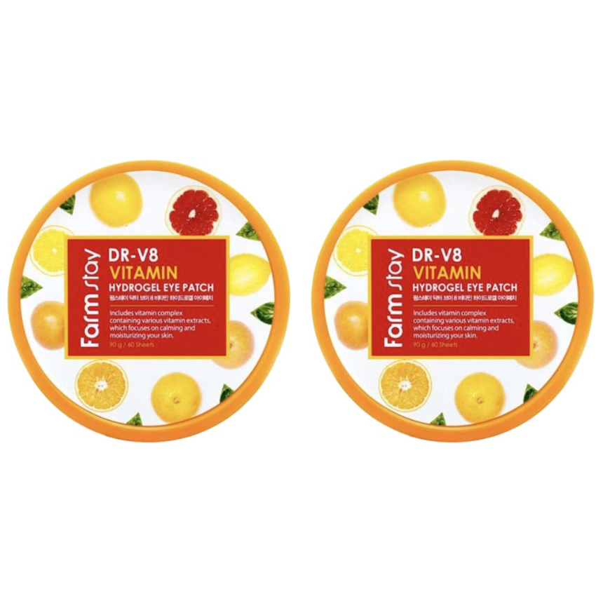 FARM STAY Dr. V8 Vitamin Hydrogel Eye Patch 90g (3 Options)