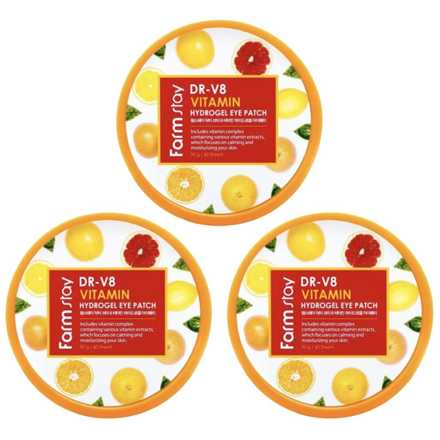 FARM STAY Dr. V8 Vitamin Hydrogel Eye Patch 90g (3 Options)