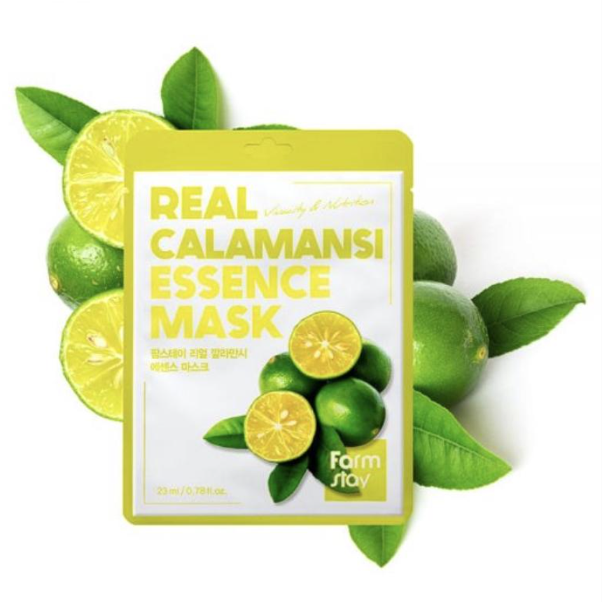 FARM STAY Real Calamansi Essence Mask 23ml (3 Options)