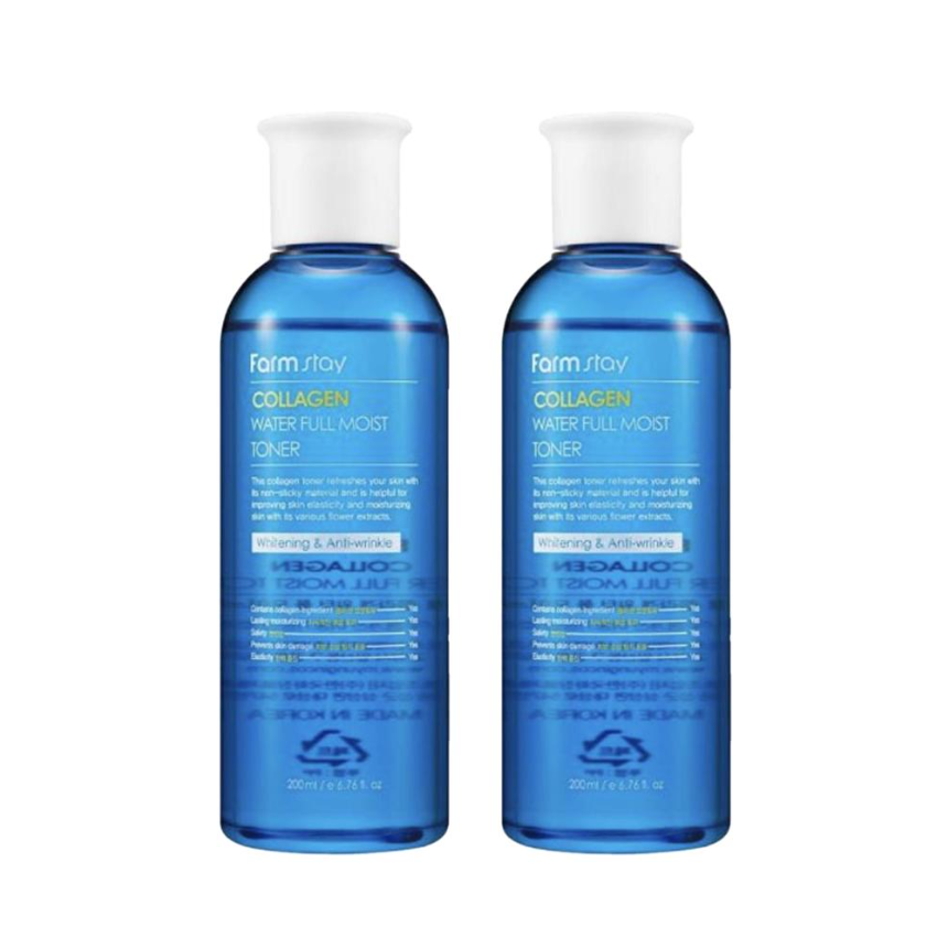 FARM STAY Collagen Water Full Moist Toner 200ml (3 Options)