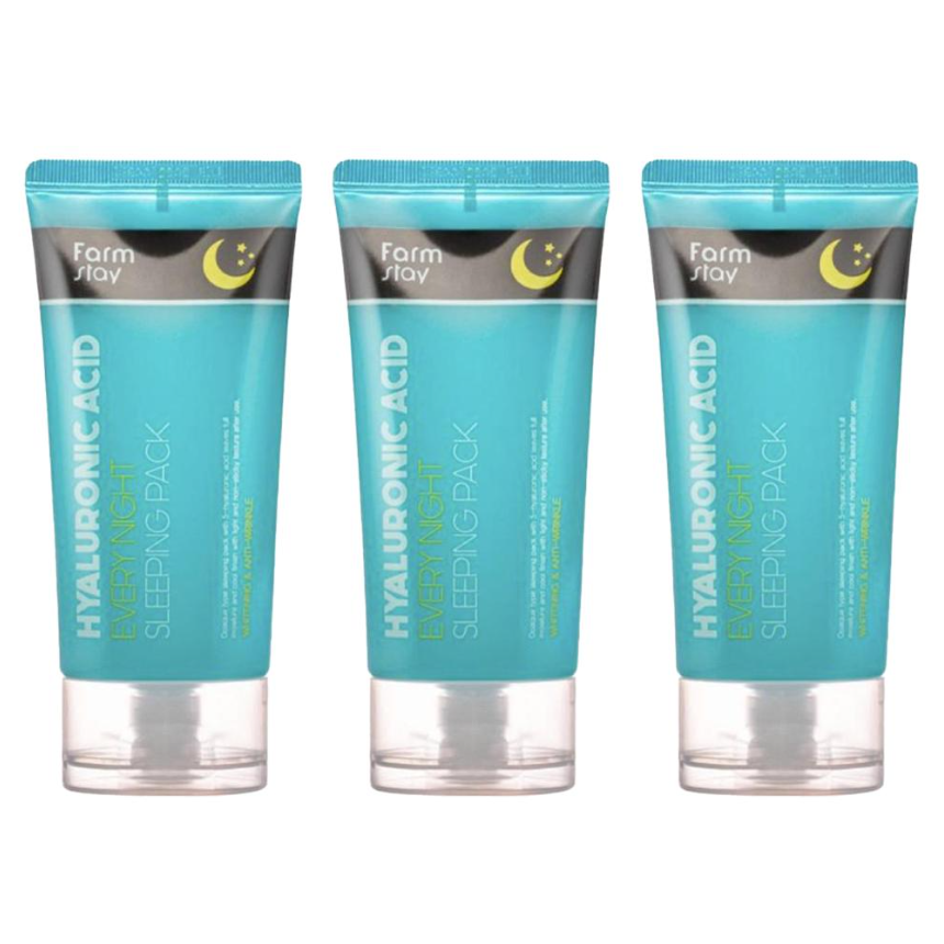 FARM STAY Hyaluronic Acid Every Night Sleeping Pack 120ml (3 Options)