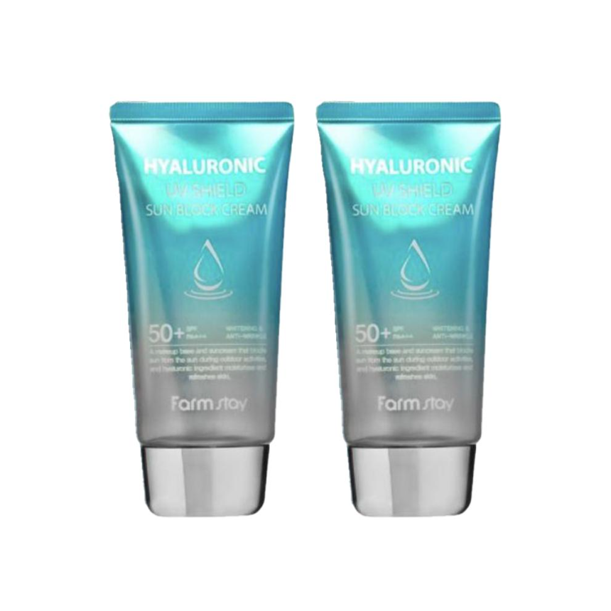 FARM STAY Hyaluronic UV Shield Sun Block Cream 70g (3 Options)