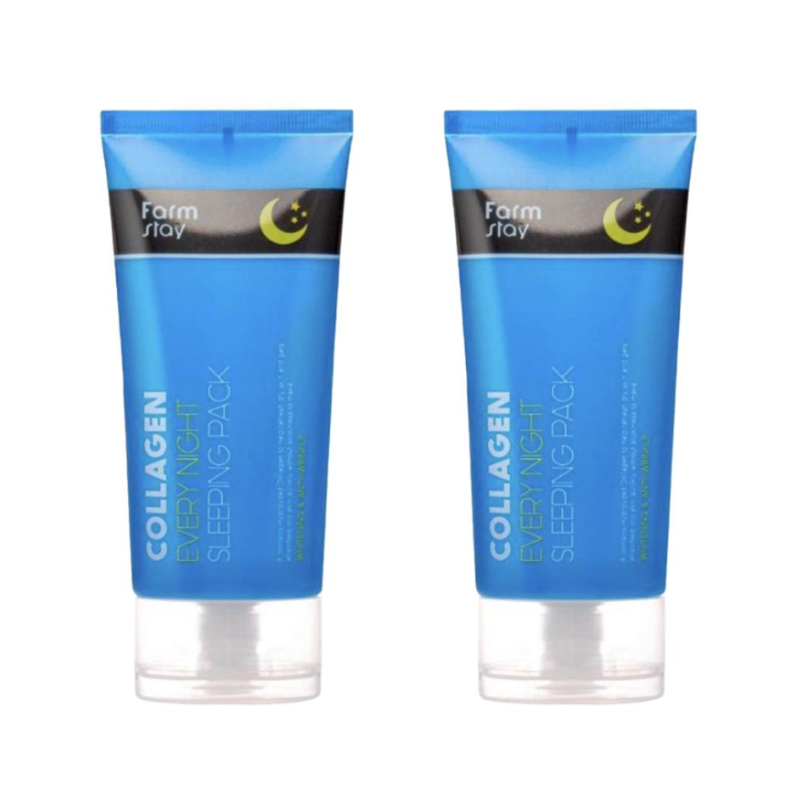 FARM STAY Collagen Every Night Sleeping Pack 120ml (3 Options)
