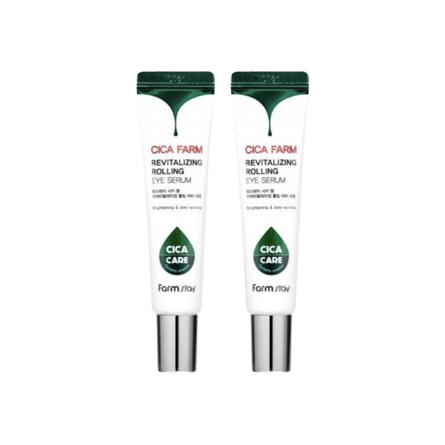 FARM STAY Cica Farm Revitalizing Rolling Eye Serum 25ml (3 Options)