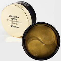 FARM STAY 24K Gold & Peptide Solution Ampoule Eye Patch 90g (3 Options)