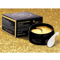 FARM STAY 24K Gold & Peptide Solution Ampoule Eye Patch 90g (3 Options)