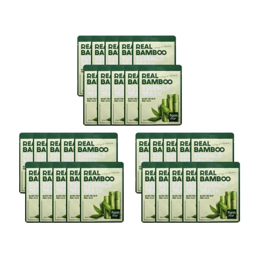 FARM STAY Real Bamboo Essence Mask 23ml (3 Options)