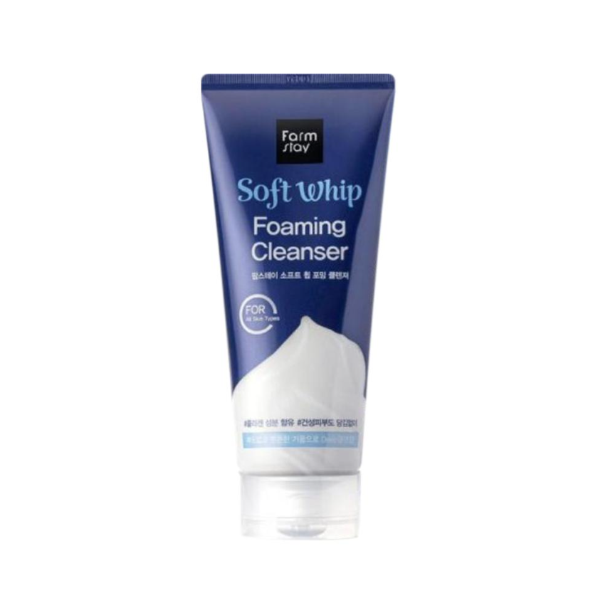 FARM STAY Soft Whip Foaming Cleanser 180ml (3 Options)