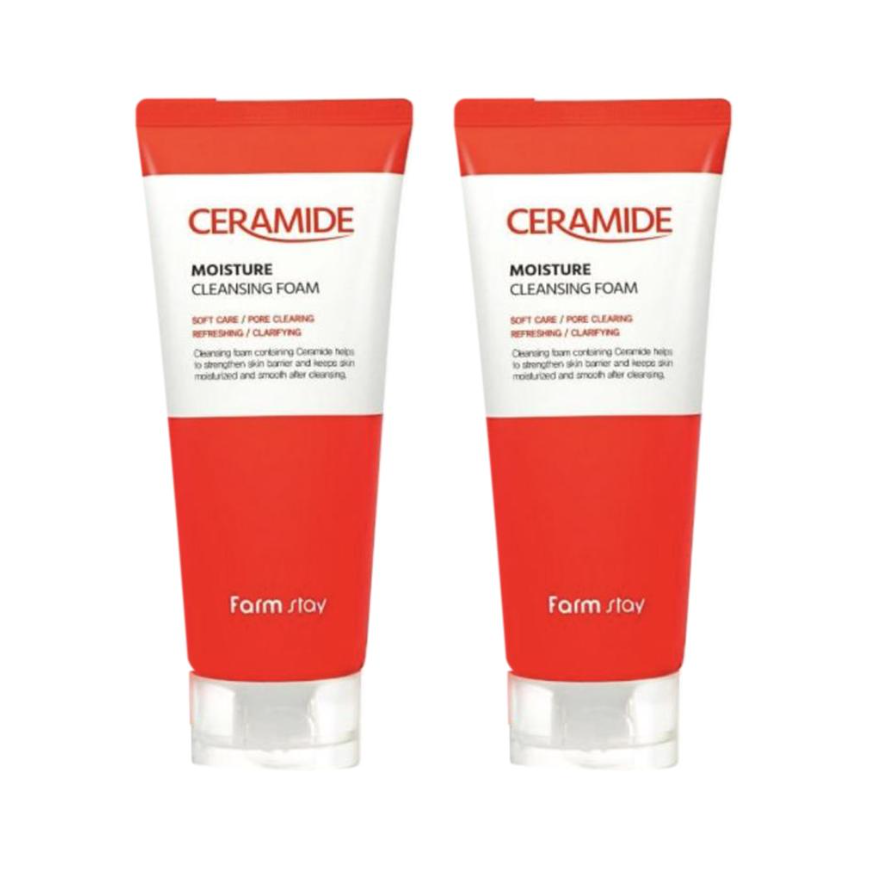 FARM STAY Ceramide Moisture Cleansing Foam 180ml (3 Options)