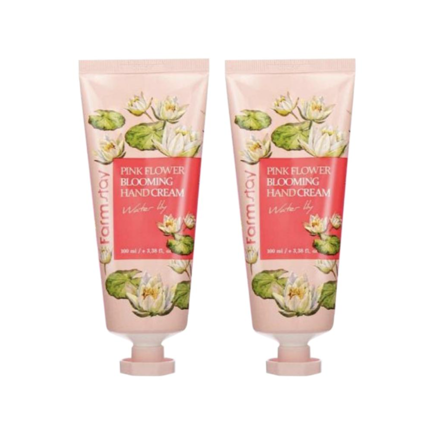 FARM STAY Pink Flower Blooming Hand Cream Water Lily 100ml (3 Options)